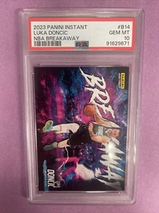 2023-24 Panini Instant Luka Doncic #B14 BREAKAWAY PR /4085 PSA 10 GEM MT (R18) - Picture 1 of 3
