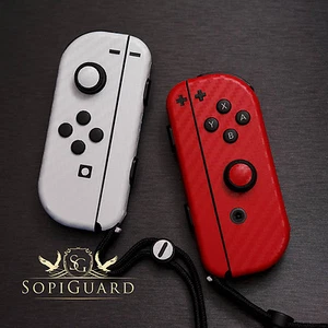 SopiGuard 3M Avery Carbon Fiber Brushed Skin Wrap for Nintendo Switch Joy-Con - Picture 1 of 116