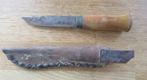 Altes Messer Finnenmesser / Finnland aus Soldaten Nachlass 2. WK - Bild 1 von 4