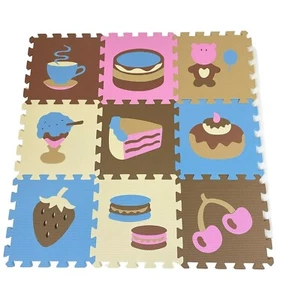 Kids Removable Puzzle Eva Mat Activity items Square Shape 32cm Multi Colour -13 - Picture 1 of 12