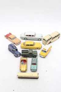 F x10 Vintage Loose Dinky Toys Inc. Observation Coach, Studebaker, Citroen DS19 - Picture 1 of 20