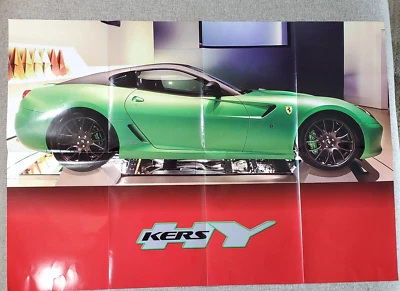 Ferrari GT Collection 599 Hy-Kers Big Poster FOLD OUT & Specs Centauria 2017 - Image 1 of 4
