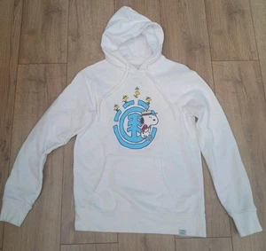 SUDADERA CON CAPUCHA ELEMENT X PEANUTS ADVENTURE NEGRA TALLA M USADA - Imagen 1 de 5