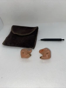 Custom Acrylic AHS Hearing Aid Ear Molds Skin Color Earmolds Canal K-AMP - Picture 1 of 5