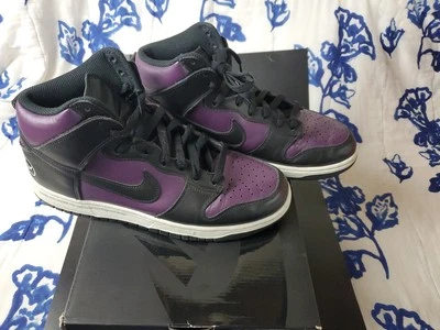 nike fragment design x Dunk High Beijing talla 10 púrpura oscuro negro con caja ac+ Foto 1 de 4