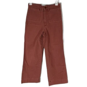 Steven Alan Hose Damen 0 (26x25") rot kurz gerade hoher Bund gerade adrett - Bild 1 von 8