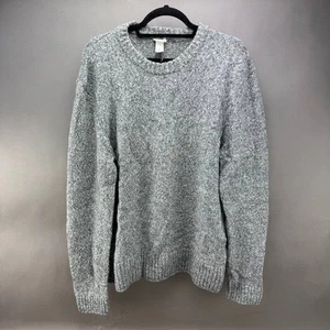 H&M Mens Gray Crewneck Pullover Sweater Size XL - Picture 1 of 4