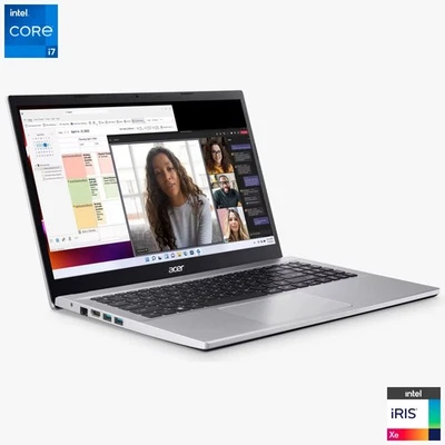 Acer Aspire 3 Laptop: Intel Core i7-1255U 16GB RAM 512GB SSD Warranty VAT - Image 1 of 4