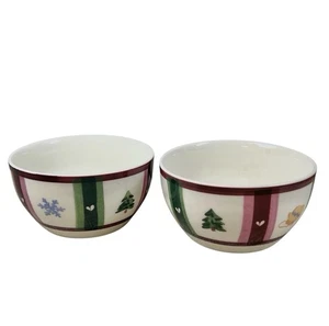 Pfaltzgraff Schneebär Müsli Suppenschalen 2er Set Weihnachten Winter Urlaub - Bild 1 von 5