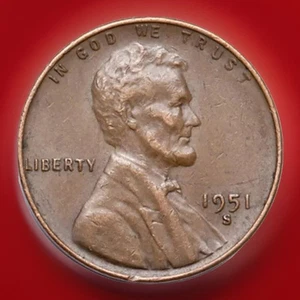 1951-S Lincoln Wheat Cent “Best Value on eBay" Fast Shipping W/Tracking - Picture 1 of 4