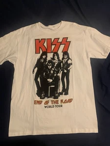 T-shirt concerto KISS taglia Large. End Of The Road World Tour 2020 - Foto 1 di 6