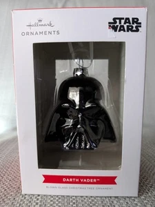 Hallmark Disney Star Wars Darth Vader Christbaumschmuck aus mundgeblasenem Glas - Bild 1 von 2
