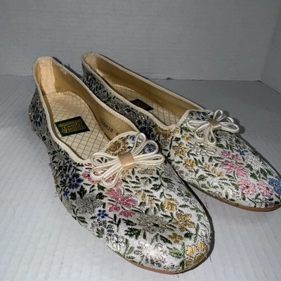 Zapatillas acolchadas cómodas Daniel verdes vintage Foto 1 de 4