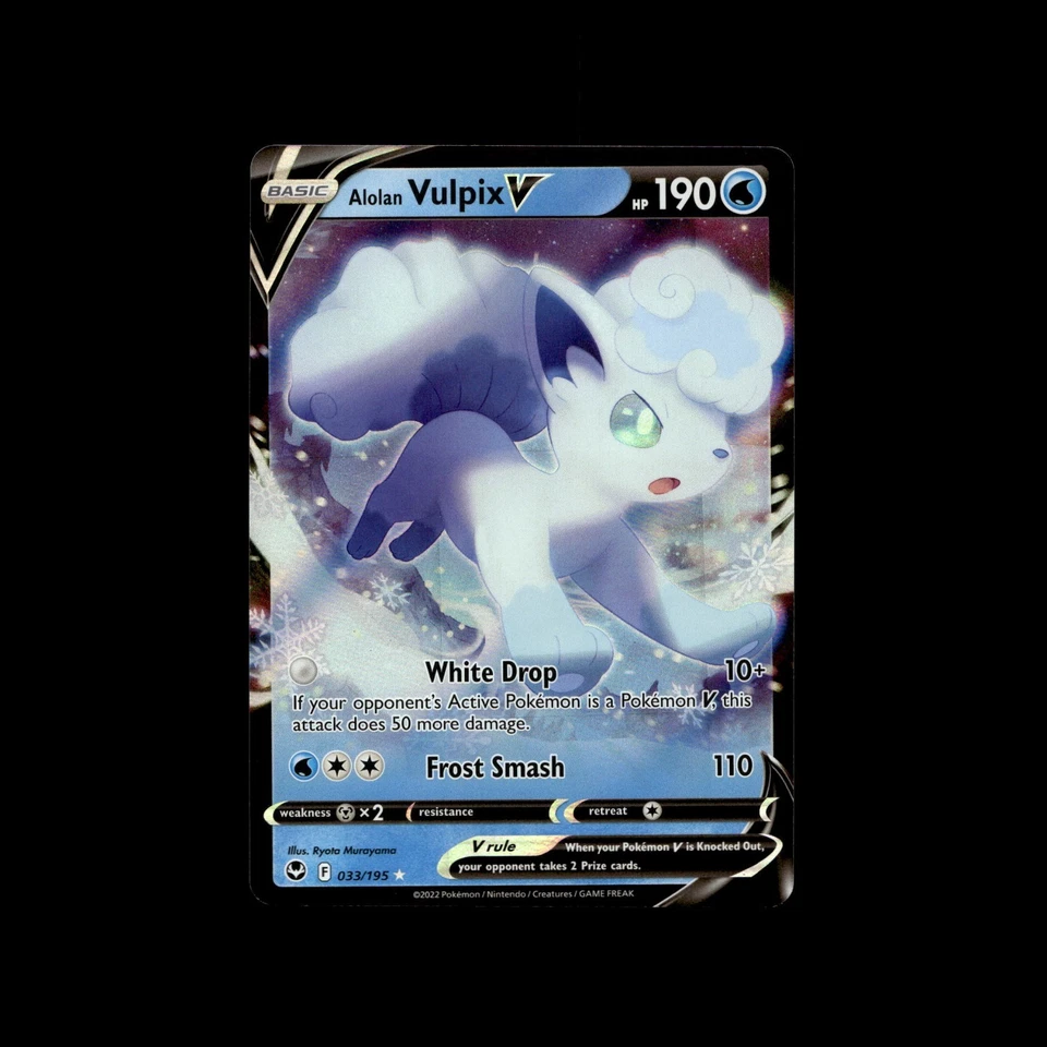 Vulpix Ninetales Pokemon Card! Holo/Reverse Holo EX V Rare Full Art LP/NM Cards! - Image 1 of 1