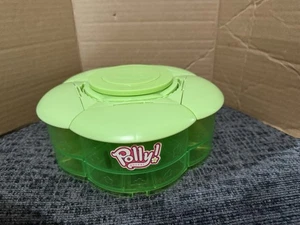 2004 Polly Pocket grün Blume Aufbewahrung Behälter Tragetasche 3,0 "x 9,5" - Bild 1 von 6