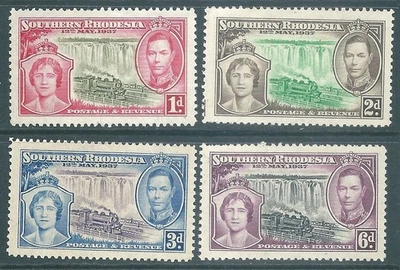 SOUTHERN RHODESIA 1937 mint George VI Coronation SET - Image 1 of 2