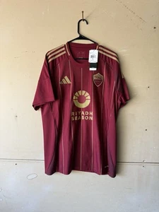 Adidas AS Roma 2024/25 Home Jersey - Picture 1 of 8