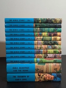 The Bible Story by Arthur S Maxwell Vols 1-10 Complete Set Hardcover + Extras - Picture 1 of 9