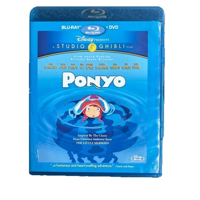 Ponyo (Blu Ray + DVD, 2008) Studio Ghibli - Hayao Miyazaki EUC - Image 1 of 4