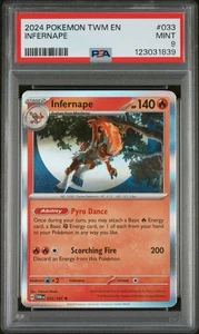 Infernape 033/167 Sv06: Twilight Masquerade Holo PSA 9 - Picture 1 of 3