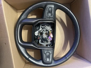 New OEM 2020-2022 GMC Sierra Leather Steering Wheel 86813330 - Picture 1 of 5