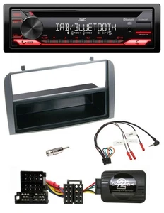 JVC CD DAB USB Bluetooth Lenkrad Autoradio für Alfa 147 GT anthrazit Ablage - Bild 1 von 9