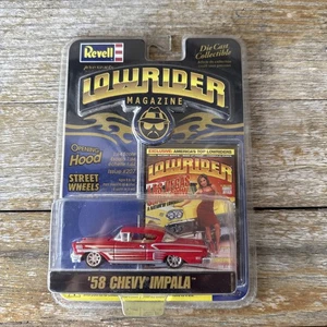 '58 Chevy Impala 2005 Revell Lowrider 1:64 Ausgabe #207 - rot neu und versiegelt! - Bild 1 von 2