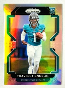 Panini Prizm Travis Etienne Jr. 2021 plateado Prizm RC #344 ¡Novato Jaguars! - Imagen 1 de 3