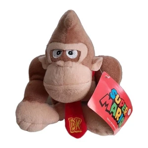 Donkey Kong Plush Stuffed Toy Official  Super Mario Nintendo NEW Ships From USA  - Picture 1 of 6