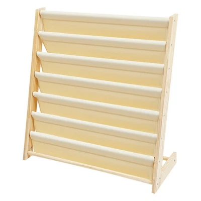 Estantería de pie moderna de 6 niveles de 9,5*11,8*31,1 pulgadas color blanco y tronco para niños Foto 1 de 4