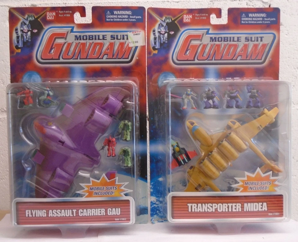 Gundam Mobile Suit Flying Assault Carrier Gau Transporter Midea 4.5" Bandai - Image 1 of 2