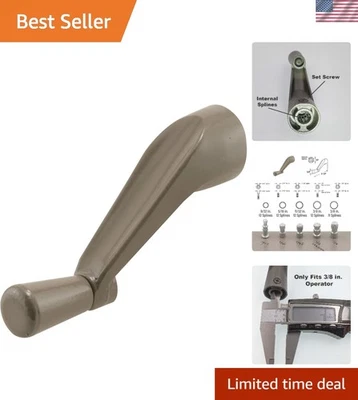 Manivela de ventana duradera H 3966 - diámetro de 3/8", paquete de 6 para ventanas abatibles Foto 1 de 4