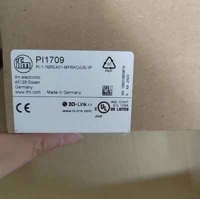 Brand New IFM  PI1709 Pressure Sensor Fast Shipped By DHL/UPS - Image 1 of 2