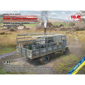 Kit Modelo Cocina de Campo Móvil Alemana AHN 'Gulaschkanone' Segunda Guerra Mundial 1:35 ICM 35415 - Imagen 1 de 17