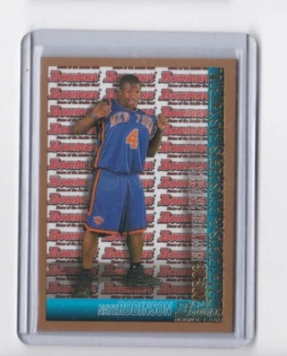NATE ROBINSON 05-06 BOWMAN DRAFT PICKS/PROSPECTS GOLD PARALLEL ROOKIE-SHIPS FREE - Image 1 of 4
