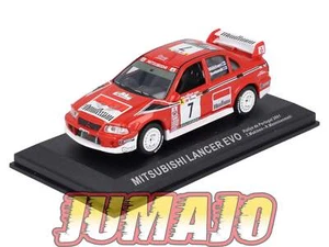 RCA402 voiture 1/43 IXO Altaya Rallye : MITSUBISHI Lancer Evo 2001 #7 T.Makinen - Foto 1 di 9