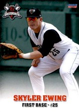 2015 Augusta Greenjackets Choice #10 Skyler Ewing Arlington Texas Baseball Card