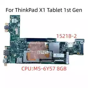 Placa madre 15218-2 para tablet Lenovo ThinkPad X1 primera generación M5-6Y57 8 GB 00NY847 - Imagen 1 de 4