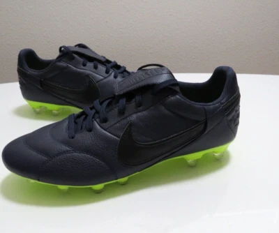 Nike Premier III FG Blackened Blue Volt Soccer Cleats AT5889-407 mens 8 - Image 1 of 4