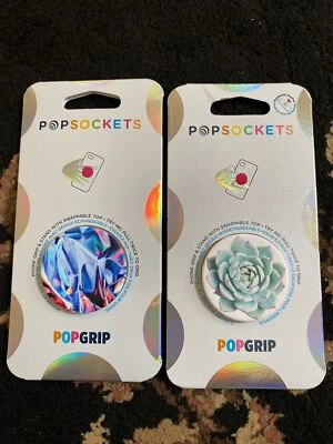 2 PopSockets: PopGrip Expanding Stand + Grip with a Swappable Top Free Shipping - Image 1 of 2