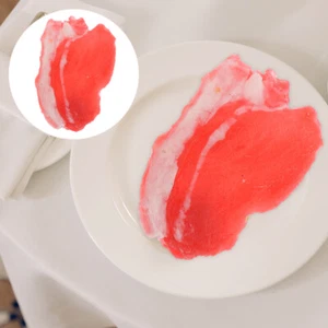 2 Pcs Lifelike Simulation Display Pork Simulated Model Realistic Food Props - Picture 1 of 12