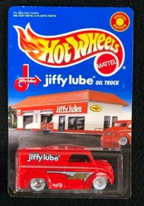 Camión de aceite lubricante Jiffy Hot Wheels servicio flota entrega de lácteos - Imagen 1 de 3