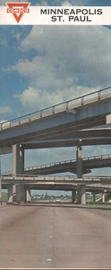 1965 Conoco Road Map: Minneapolis St. Paul NOS - Bild 1 von 1