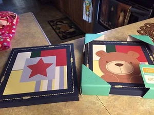 NEW Kidsline Oxford bear collection canvas wall art - Picture 1 of 6