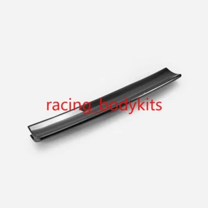 For Honda Civic EP3 TypR Carbon Fiber Rear Spoiler Wing Gurney Flap Addon Lip - Picture 1 of 7