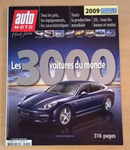 AUTO MOTO Hors-Série : Les 3000 voitures du monde - Edition 2009 - Etat neuf ! - Picture 1 of 24