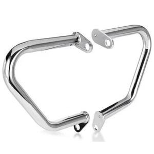 1 pair Motorcycle Bumper Engine Guard Crash Bars For Bonneville T100 Sliver XL - Picture 1 of 5