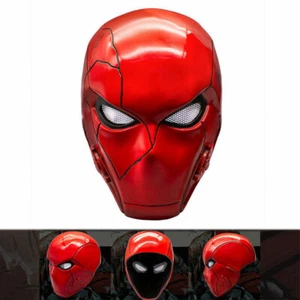 Resin 1:1 Scale Batman BRUCE WAYNE Red Hood Helmet Fullface Mask Replica Props - Picture 1 of 8