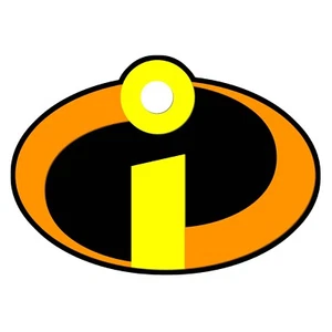 THE INCREDIBLES LOGO - IRON ON TSHIRT TRANSFERS - A6 A5 A4 - Picture 1 of 5