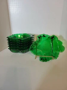 Porta caramelle vintage con gancio ad ancoraggio foglia d'acero - Foto 1 di 3